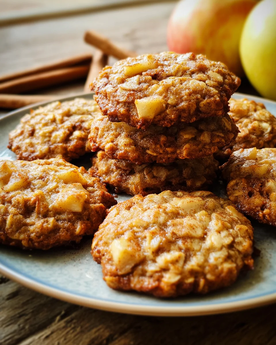 Apfel-Haferflocken-Kekse