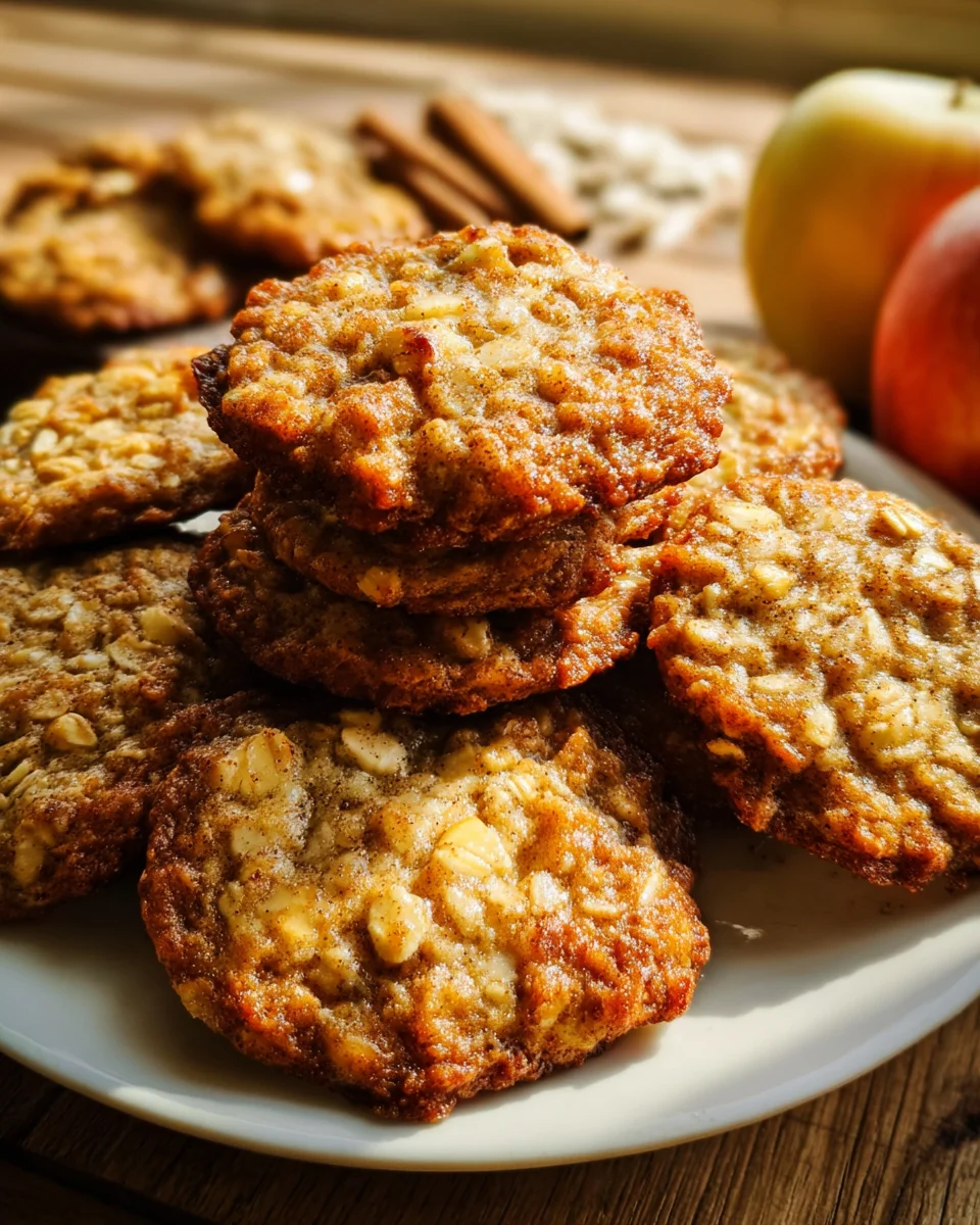 Apfel-Haferflocken-Kekse