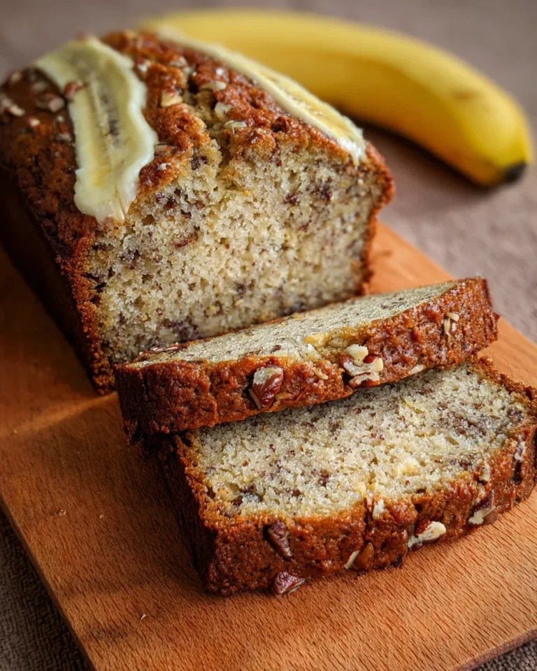 Bananenbrot mit Quark