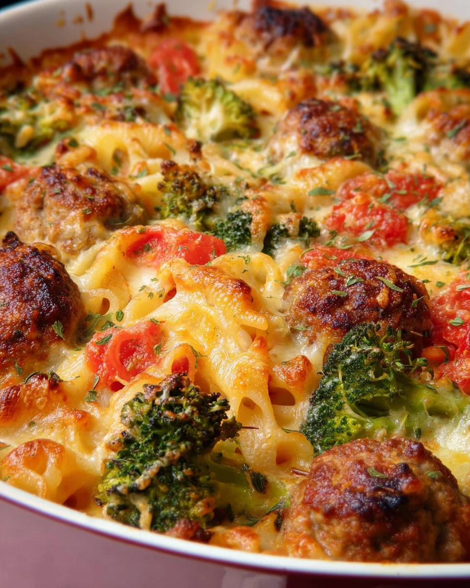 Broccoli-Nudelauflauf