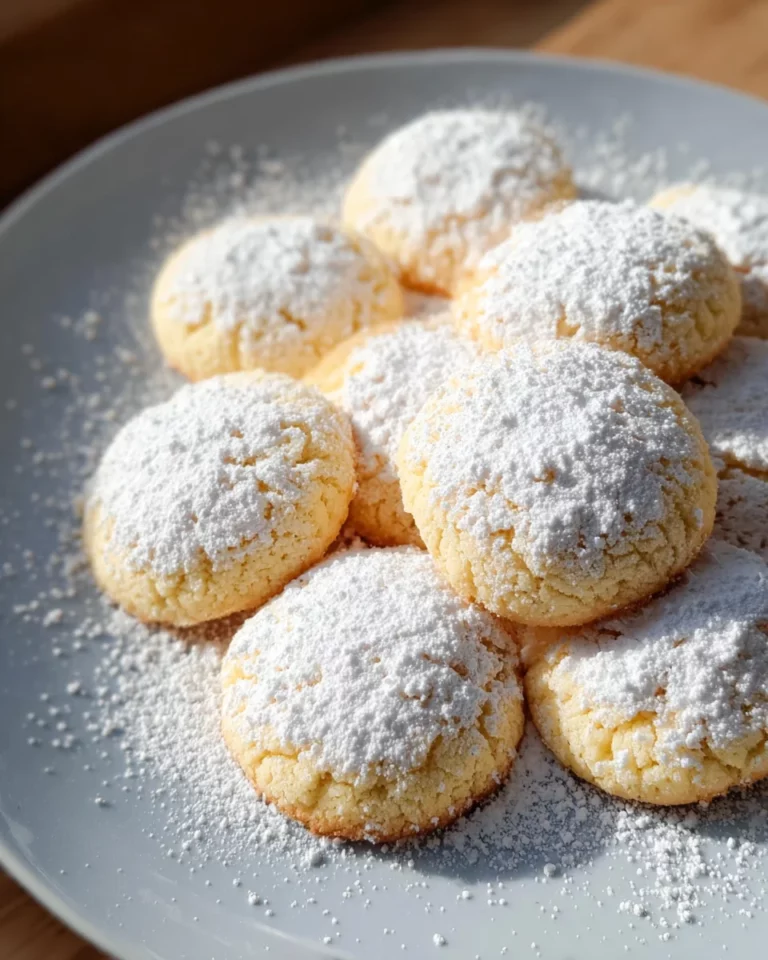 Butterwölkchen - Schnelle Vanilleplätzchen ohne Ausstechen