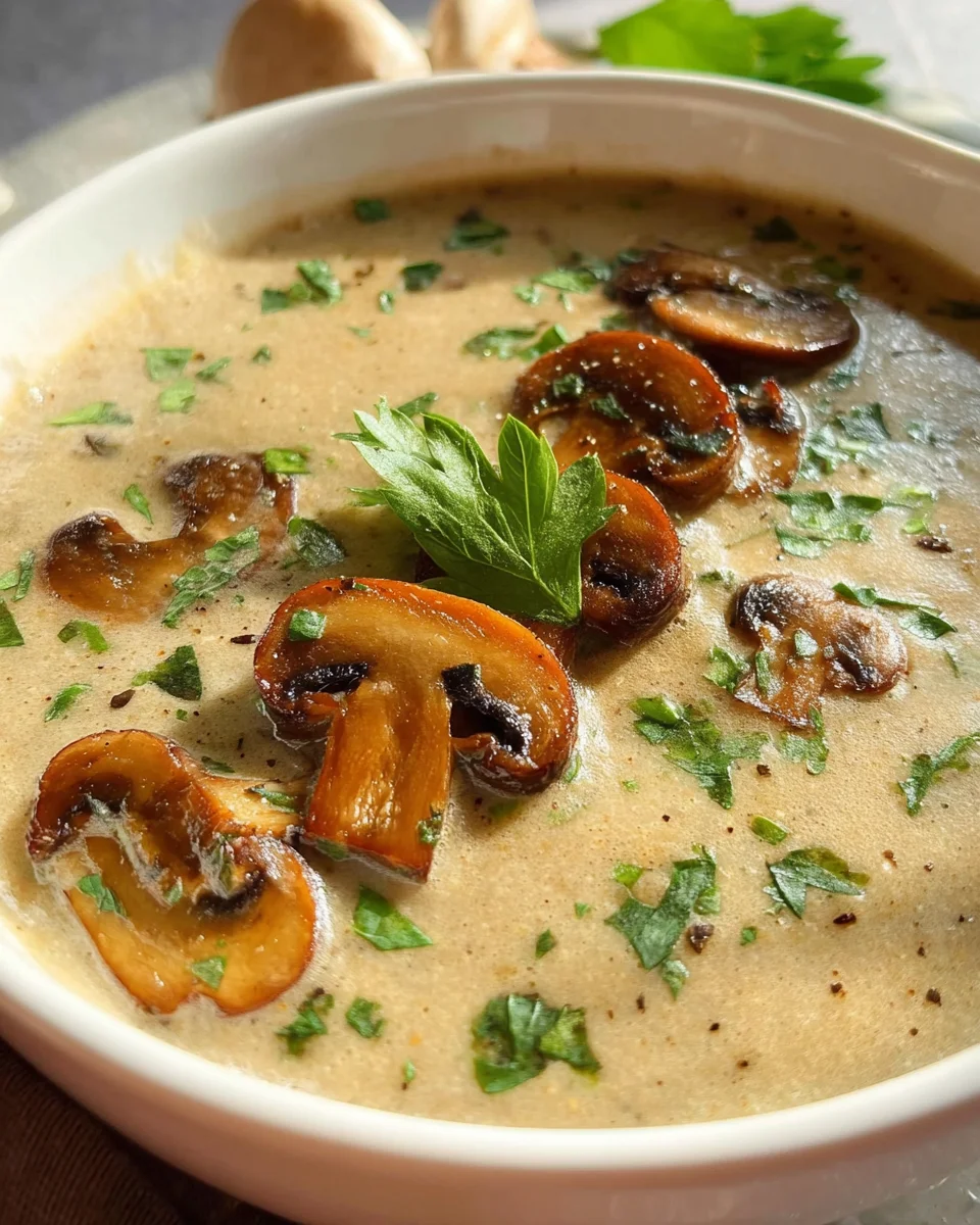 Champignonsuppe
