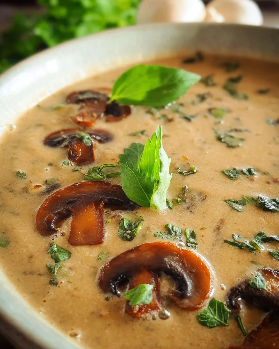 Champignonsuppe