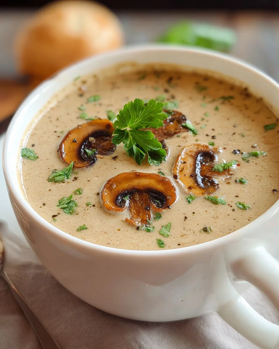 Champignonsuppe
