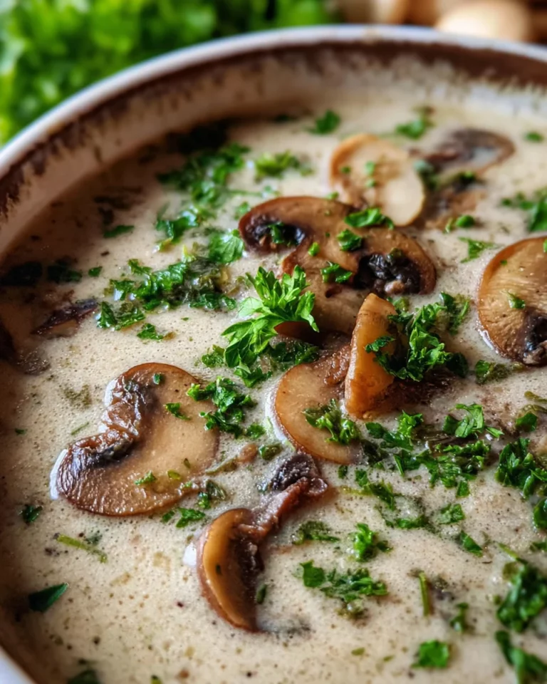 Champignonsuppe – ganz einfaches Rezept