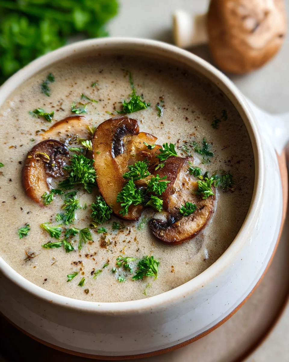 Champignonsuppe