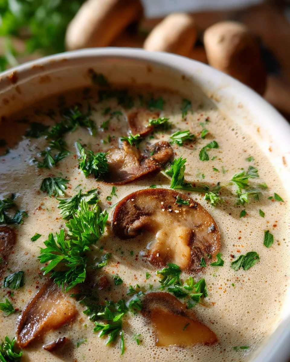 Champignonsuppe