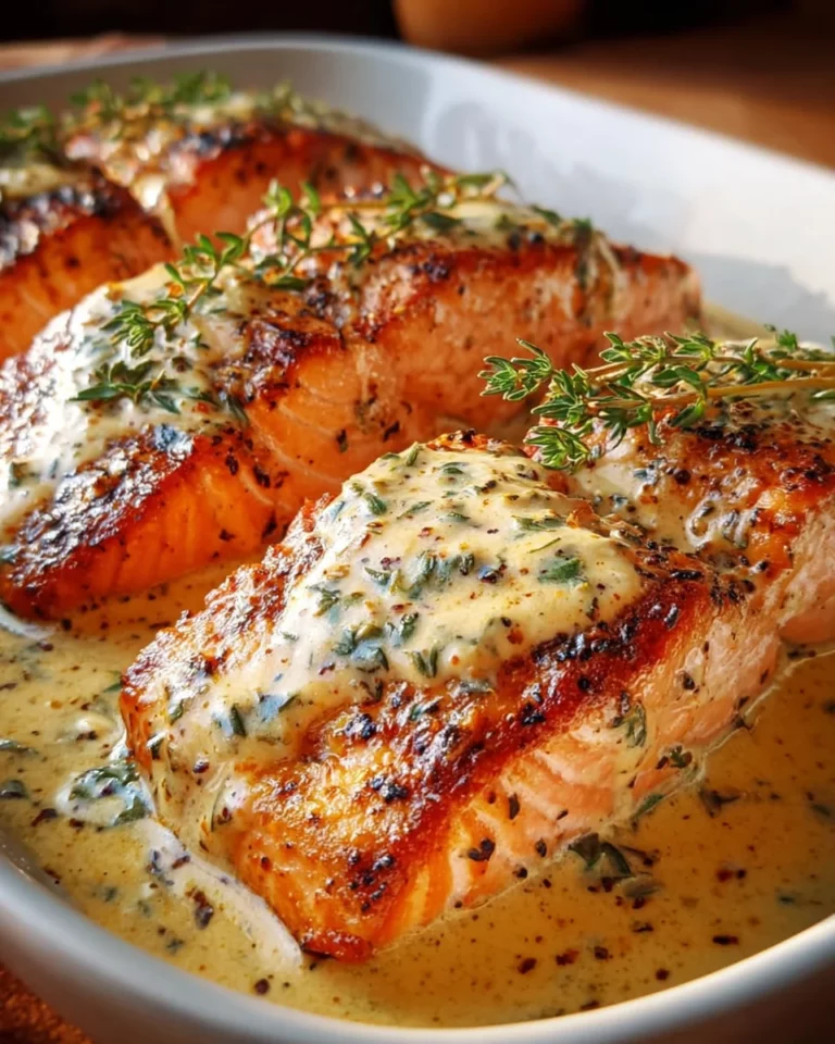 Cremiges Lachsfilet aus dem Ofen