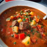 Deftige Gulaschsuppe