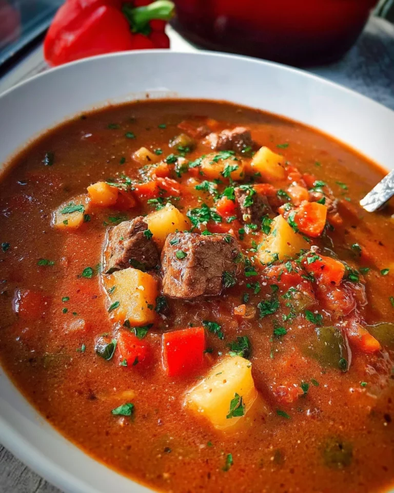 Deftige Gulaschsuppe