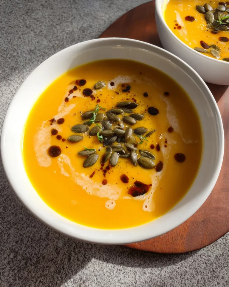 Einfache Kürbissuppe | Rezept ohne Sahne