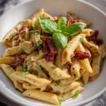Einfache vegane Marry Me Chicken Pasta