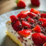 Erdbeere Stracciatella Kuchen