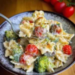 Feta Pasta mit Brokkoli und Tomaten
