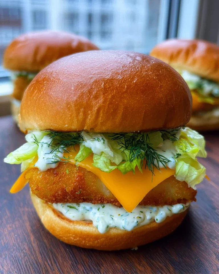 Fisch Burger wie von MC Donalds