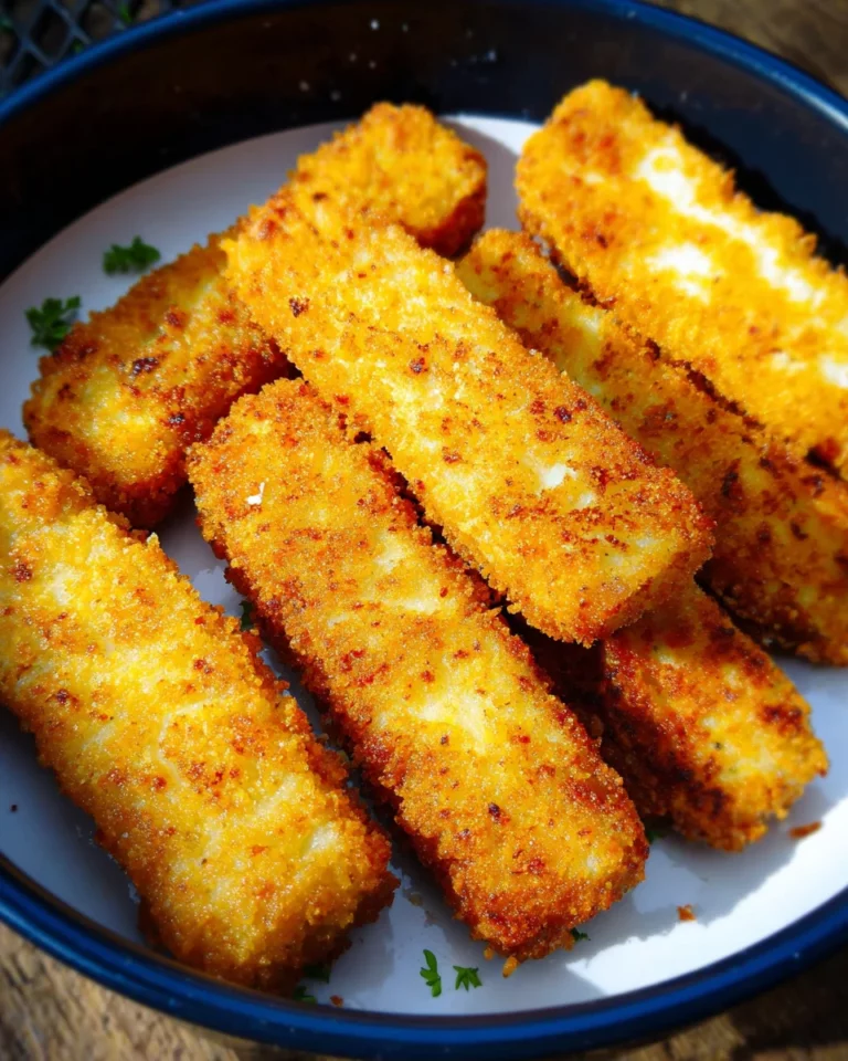Fischstäbchen aus der Heißluftfritteuse