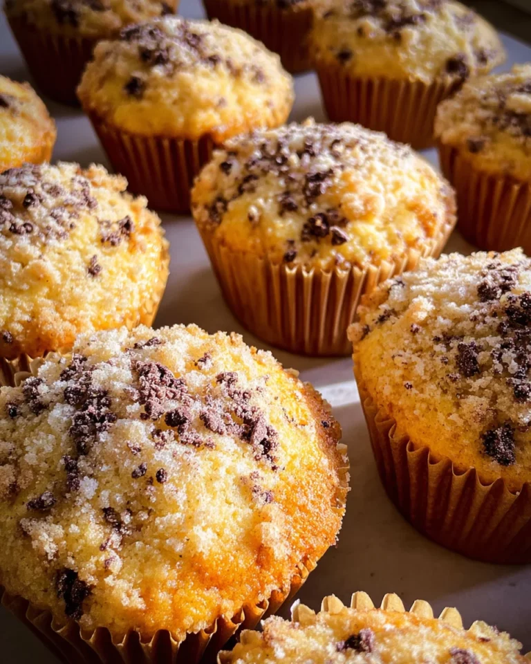 Fluffige Vanillemuffins mit Streuseln