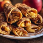 French Toast Roll-Ups mit Apfel-Zimt-Füllung (vegan)