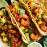 Garnelen Tacos mit Mango-Avocado-Salsa