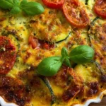 Gemüsegratin mit Pestosauce