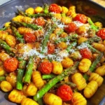Gnocchi Spargel Blech