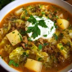 Hackfleisch-Spitzkohl-Kartoffel-Eintopf