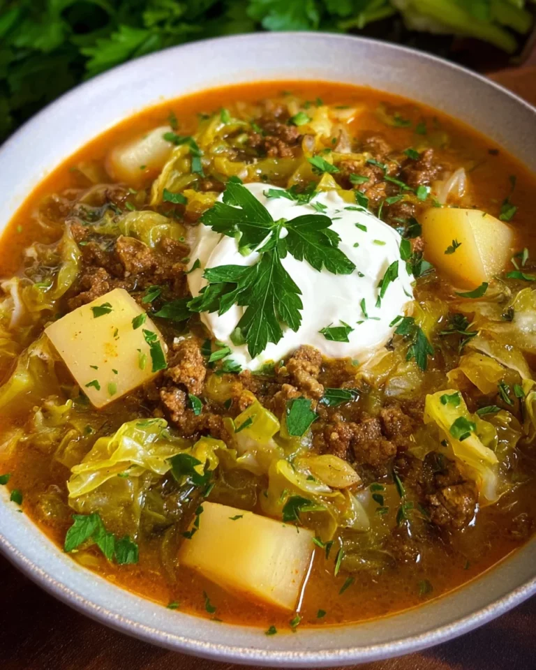 Hackfleisch-Spitzkohl-Kartoffel-Eintopf