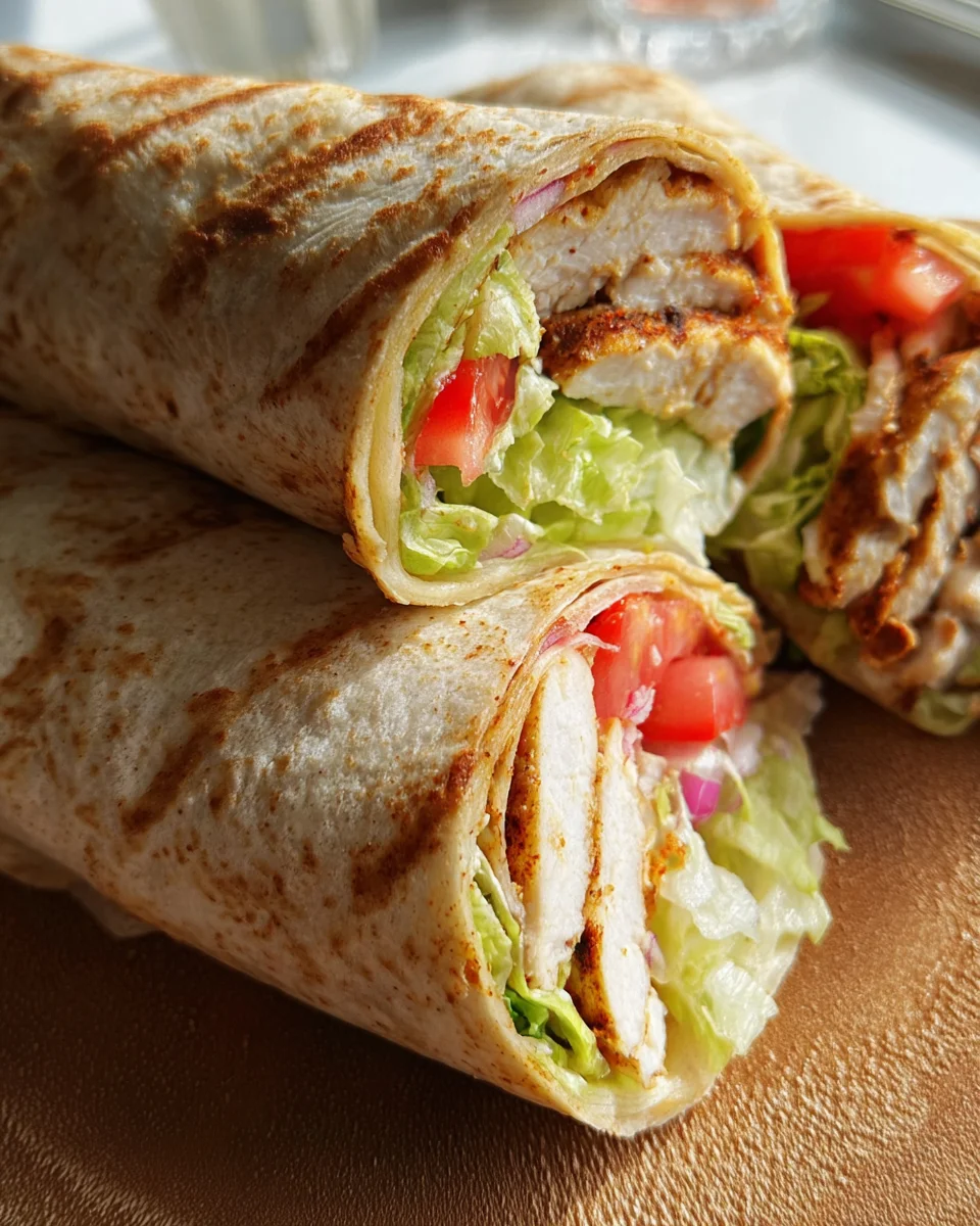 Hähnchen-Wraps