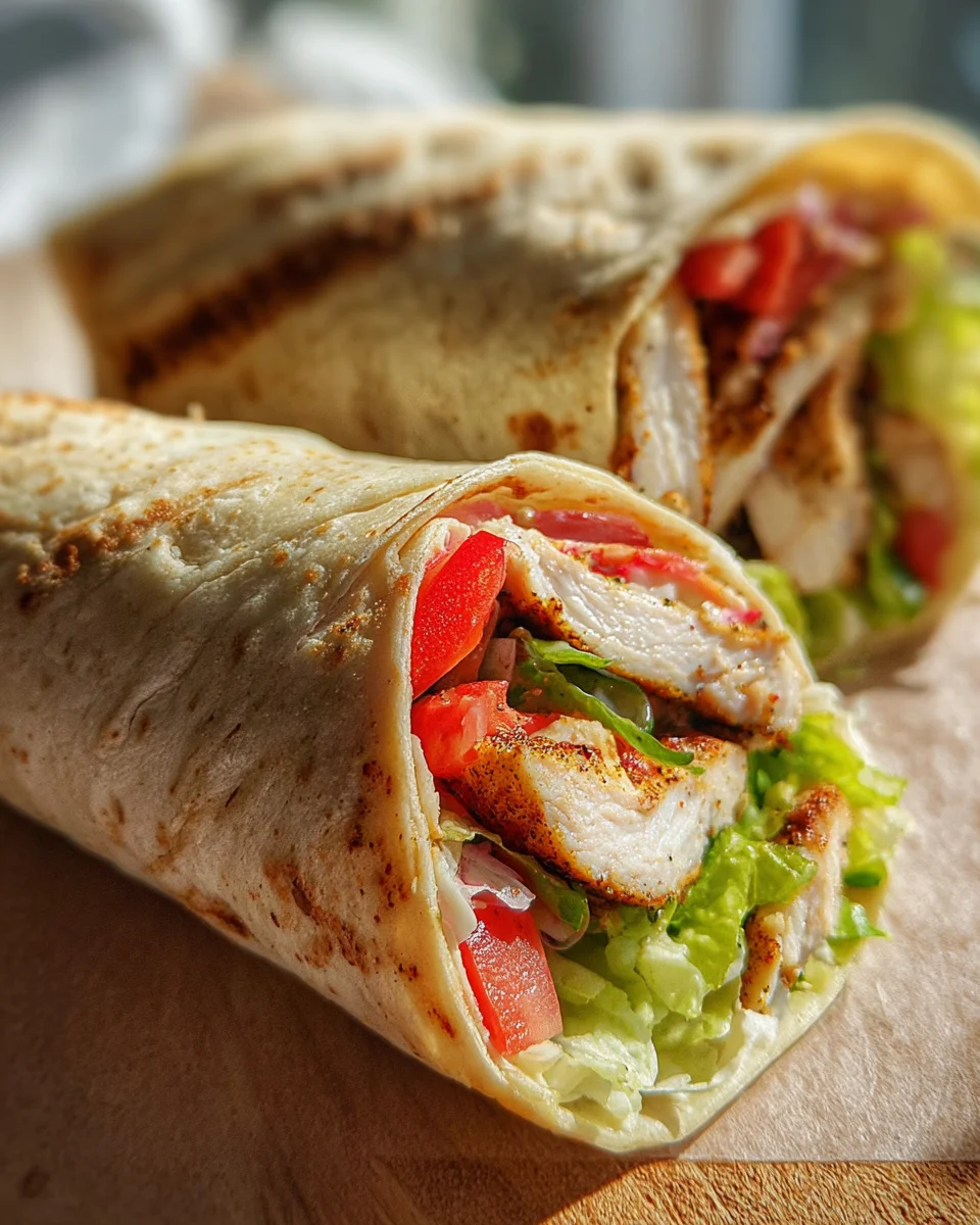 Hähnchen-Wraps