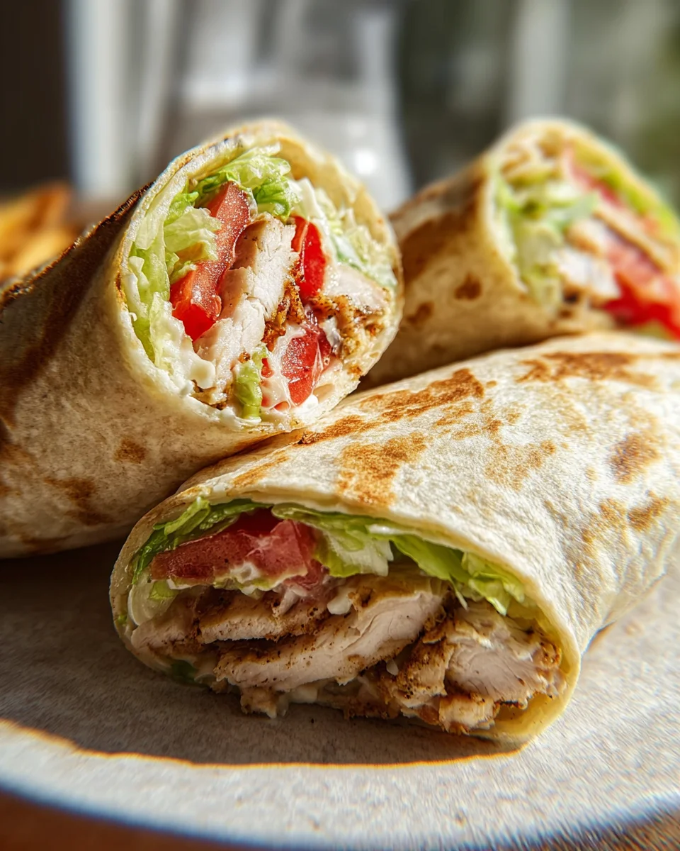 Hähnchen-Wraps