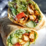 Hähnchen Wraps – Köstliches Hähnchenfleisch und frisches Gemüse