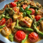 Hähnchen mit Spargel (schnelles Pfannenrezept)