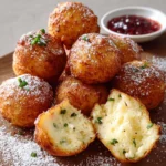 Hüttenkäsebällchen aus der Heißluftfritteuse