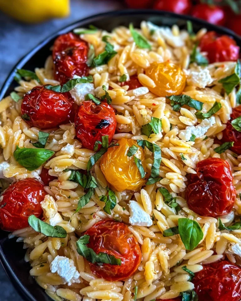 Italienischer Orzo Salat (schnelles Rezept)