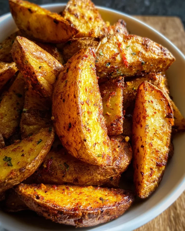 Knusprige Kartoffel Wedges (Rezept aus dem Ofen)
