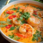 Kokos-Shrimps-Suppe