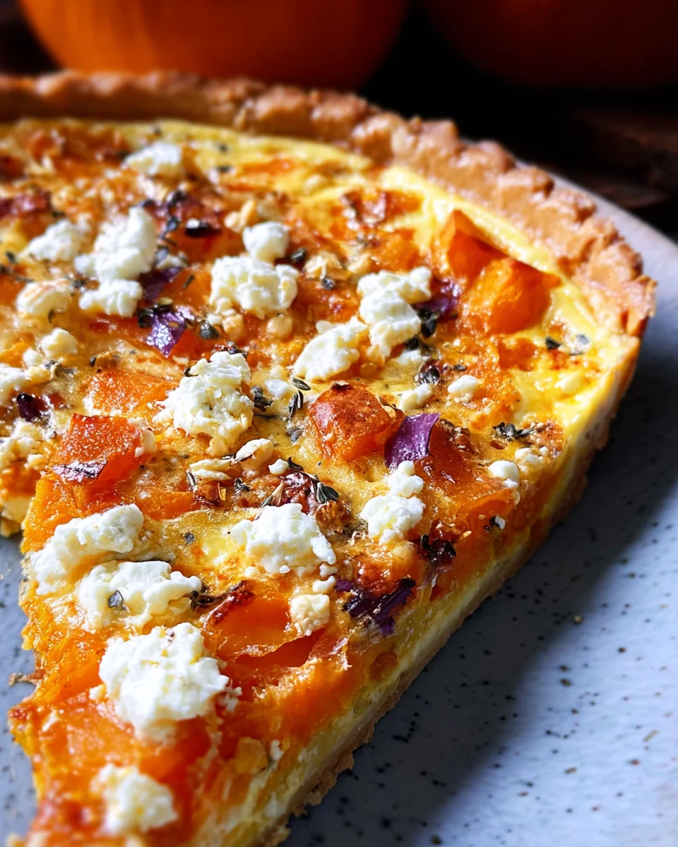 Kürbis-Quiche