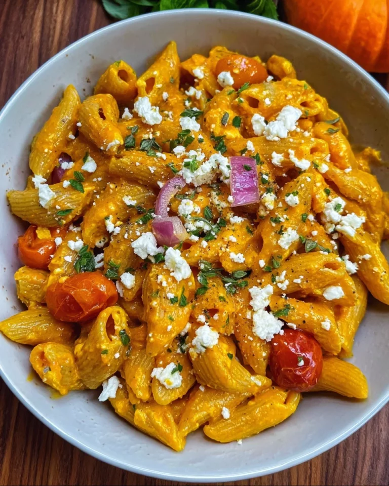 Kürbis Feta Pasta