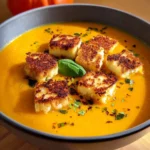 Kürbissuppe mit Halloumi: 8 Zutaten zum Glück