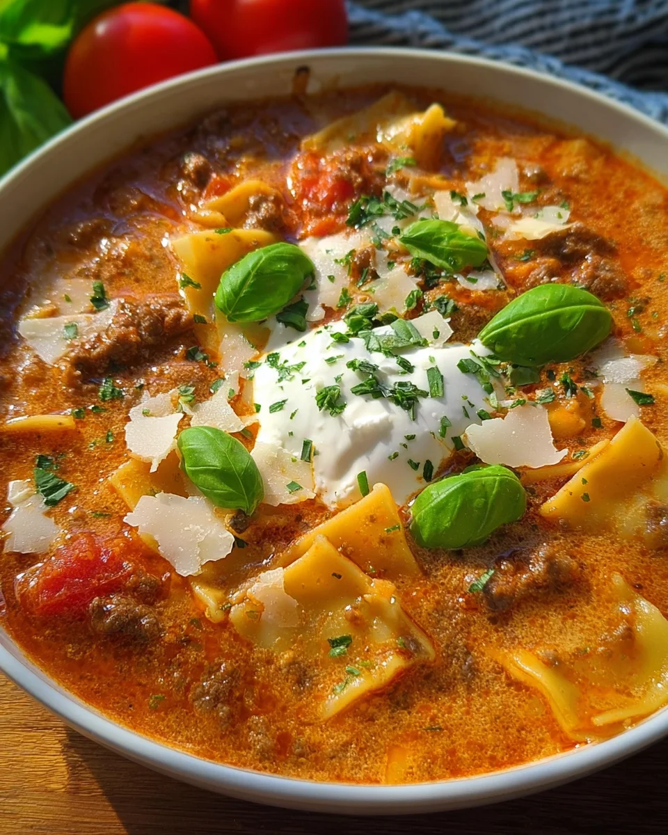 Lasagne-Suppe
