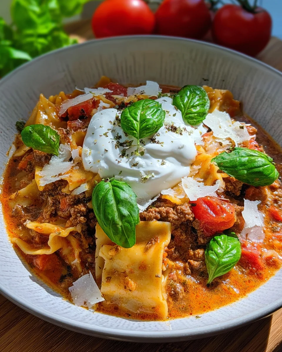 Lasagne-Suppe
