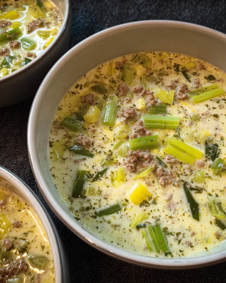 Lauch-Käse-Suppe