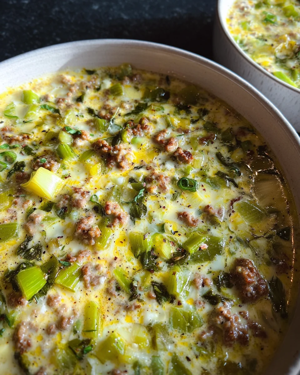 Lauch-Käse-Suppe