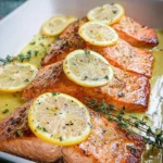 Leckerer Zitronen-Lachs aus dem Ofen