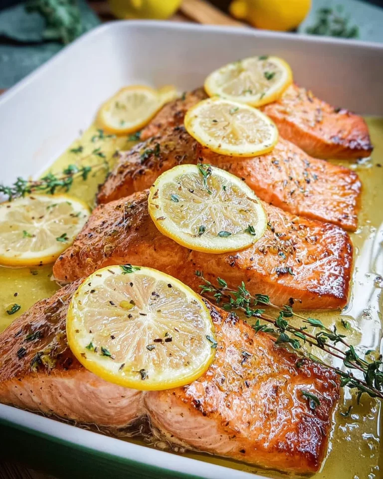 Leckerer Zitronen-Lachs aus dem Ofen