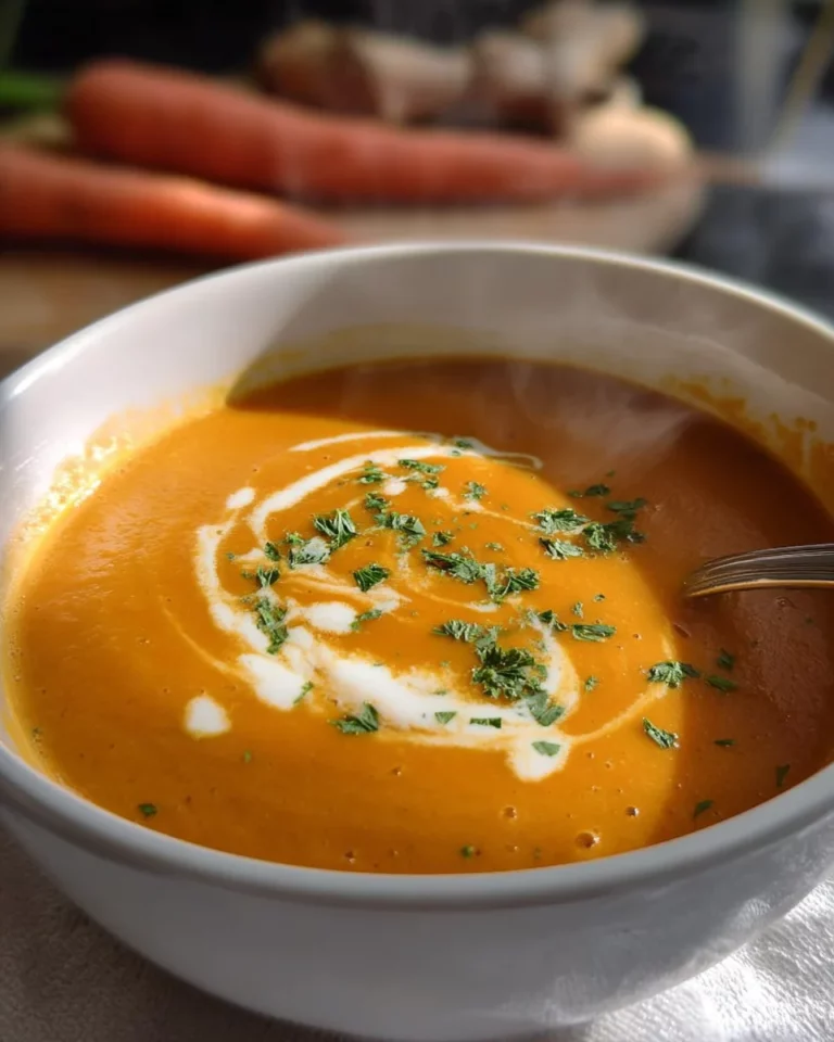 Möhrensuppe mit Ingwer und Orange