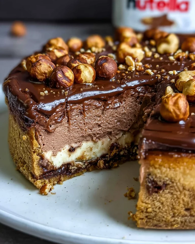 Nutella Cheesecake: 6 Zutaten zum sündhaft Glücklichsein