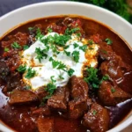 Omas Gulasch Rezept: 1 Stunde köcheln, umwerfend!