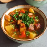 Omas Steckrübentopf – vegan & deftig