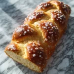 Osterzopf mit vier Strängen